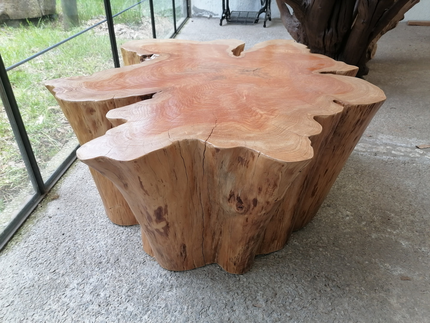 Mesa de centro madera de cedro