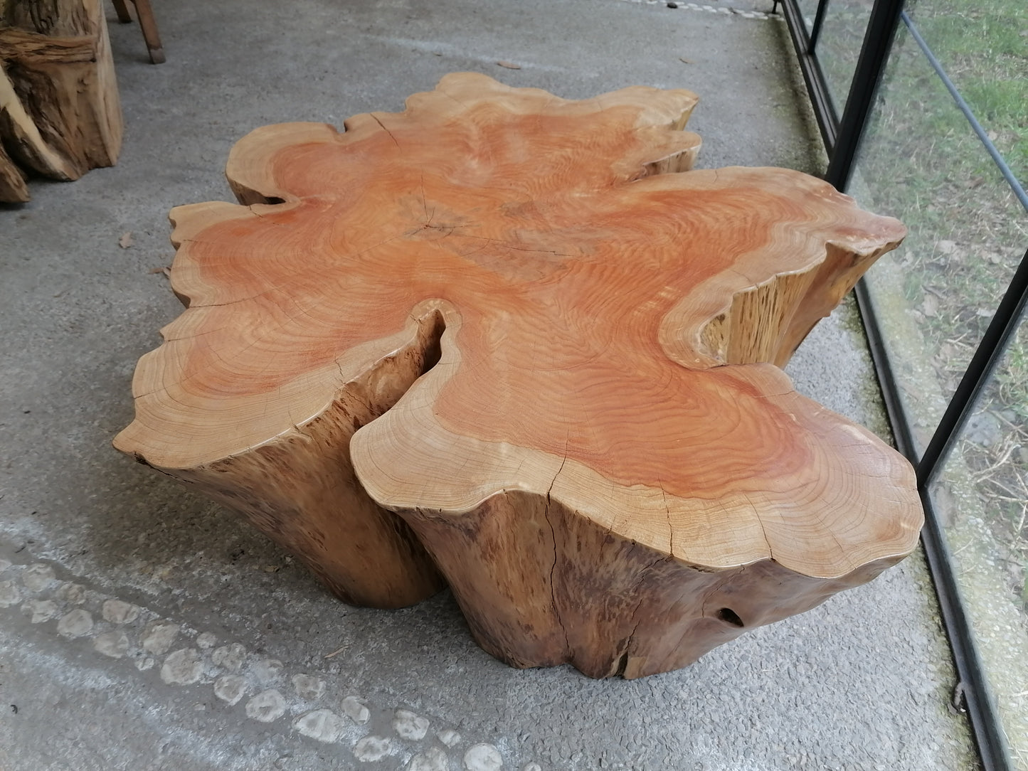 Mesa de centro madera de cedro